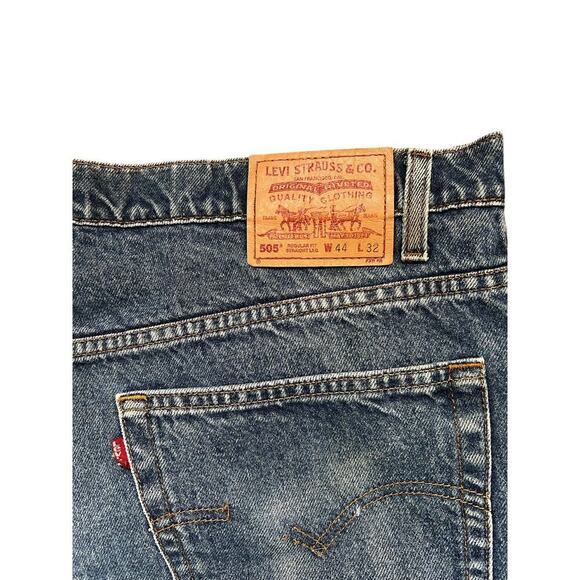 Vintage Levis 505 Jeans 38x30 Straight‎ Leg Regular Fit USA Made - Picture 4 of 5